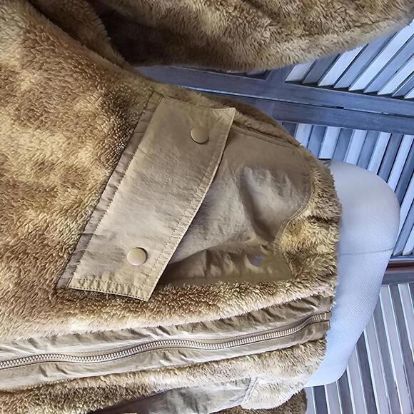 Women's Printed High Pile Fleece Jacket | JoyLab | X Small - Picture 2 of 12